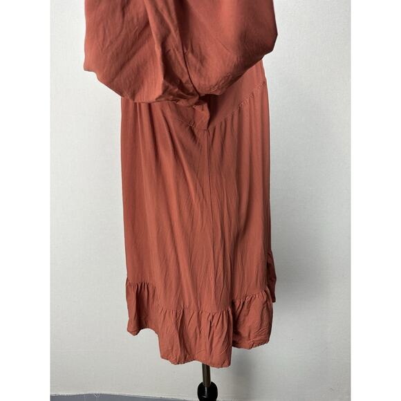 Rusttydustty Boho Blouse Tunic Sz 1XL Embroidered Balloon Sleeves Lightweight - Picture 6 of 15